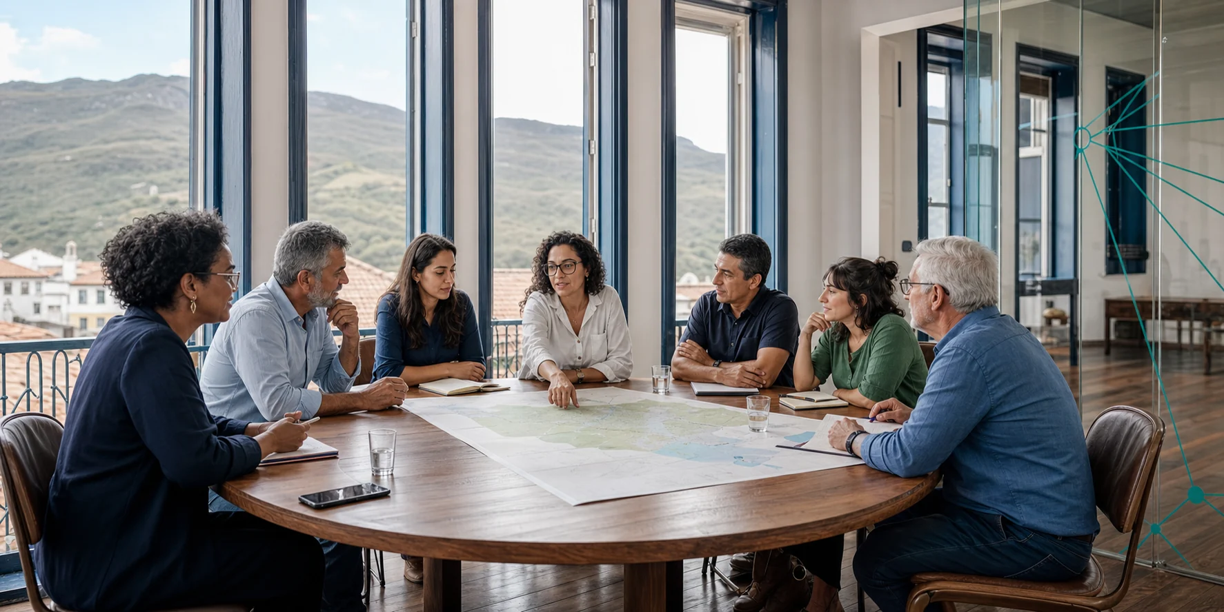 Instituições reunidas para construir uma agenda comum